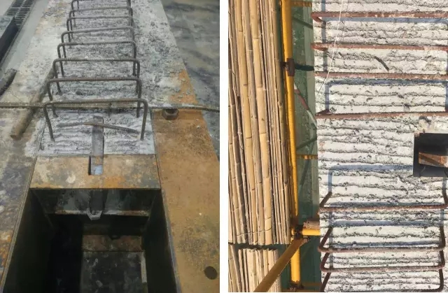 预制主梁和预制次梁的毗毗邻纳牛担板节点。。。</